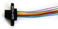 custom .050 inch micro miniature custom wire cable assembly, flat panel display cable