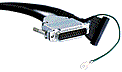 custom shielded multiconductor D-Sub cable assembly